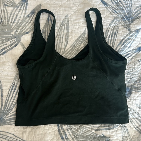 Dark green lululemon align tank - Picture 2 of 4